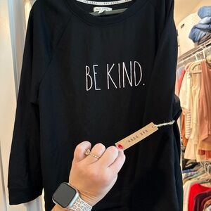 Be Kind Black sweatshirt
